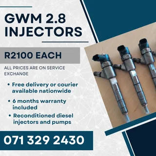 Gwm 2.8 Injectors For Sale With Warranty Included