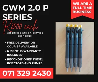 Gwm 2.0 P Series Injectors For Sale With Warranty Included
