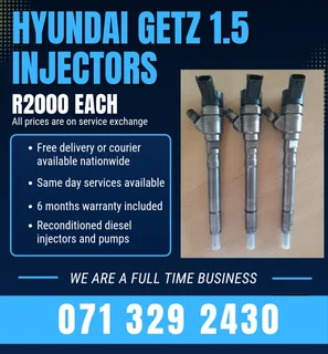 Hyundai Getz 1.5 Injectors For Sale With Warranty