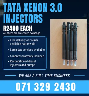 Tata Xenon 3.0 Injectors For Sale With Warranty Included