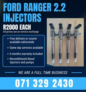 Ford Ranger 2.2 Injectors For Sale With Warranty Included In