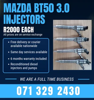 Mazda Bt50 3.0 Injectors For Sale With Warranty Included