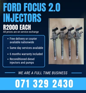 Ford Focus 2.0 Injectors For Sale With Warranty Included