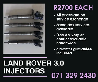 Land Rover 3.0 Injectors For Sale With Warranty