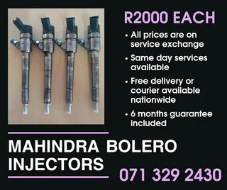 Mahindra Bolero Injectors For Sale With Warranty