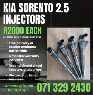 Kia Sorento 2.5 Injectors For Sale With Warranty Included