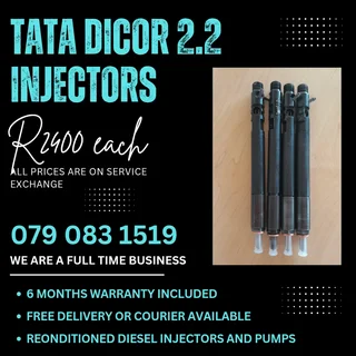 Tata Dicor 2.2 Injectors For Sale With Warranty Included In