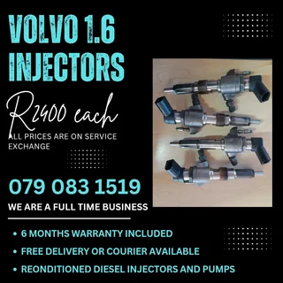 Volvo 1.6 Injectors For Sale With Warranty