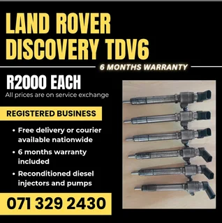 Land Rover Discovery Tdv6 Injectors For Sale With Warranty