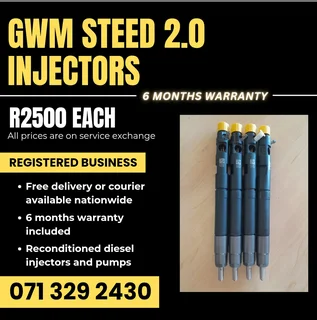 Gwm Steed 2.0 Injectors For Sale With Warranty
