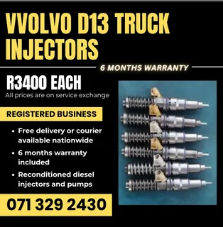 Volvo D13 Truck Injectors For Sale With Warranty Included