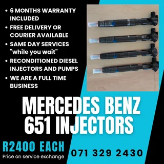 Mercedes Benz 651 Injectors For Sale With Warranty Included