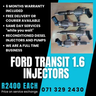Ford Transit 1.6 Injectors For Sale With Warranty