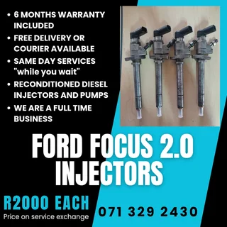 Ford Focus 2.0 Injectors For Sale With Warranty