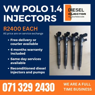 Vw Polo 1.4 Injectors For Sale With Warranty Included