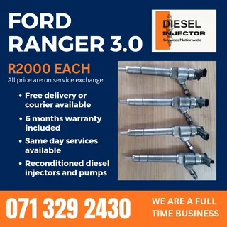 Ford Ranger 3.0 Injectors For Sale With Warranty