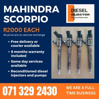 Mahindra Scorpio Injectors For Sale With Warranty Included In