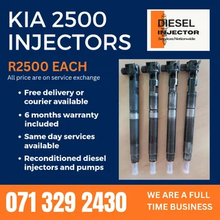 Kia 2500 Injectors For Sale With Warranty Included