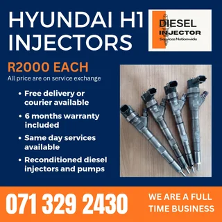Hyundai H1 Injectors For Sale With Warranty Included