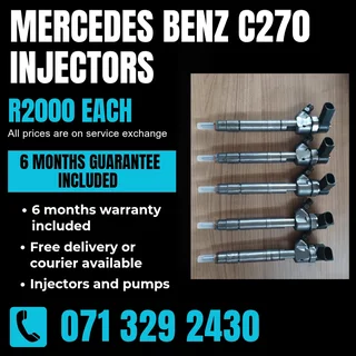 Mercedes Benz C270 Injectors For Sale With Warranty