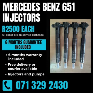 Mercedes Benz 651 Injectors For Sale With Warranty Included