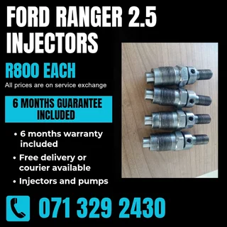 Ford Ranger 2.5 Injectors For Sale With Warranty Included