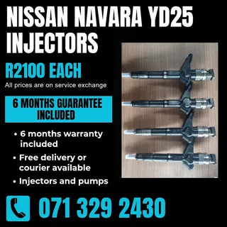 Nissan Navara Yd25 Injectors For Sale With Warranty Included