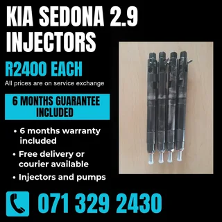 Kia Sedona 2.9 Injectors For Sale With Warranty Included
