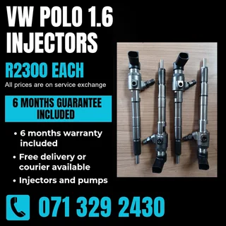 Vw Polo 1.6 Injectors For Sale With Warranty Included