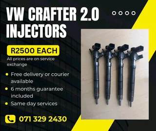 Vw Crafter 2.0 Injectors For Sale With Warranty Included