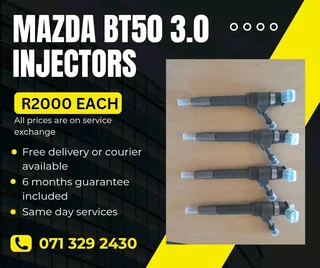 Mazda Bt50 3.0 Injectors For Sale With Warranty