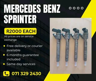 Mercedes Benz Sprinter Injectors For Sale With Warranty Included
