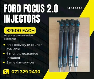 Ford Focus 2.0 Injectors For Sale With Warranty Included