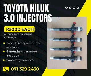 Toyota Hilux 2.5 Injectors For Sale With Warranty