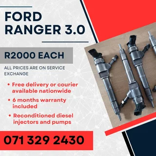 Ford Ranger 3.0 Injectors For Sale With Warranty Included