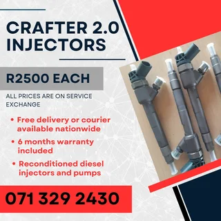 Vw Crafter 2.0 Injectors For Sale With Warranty