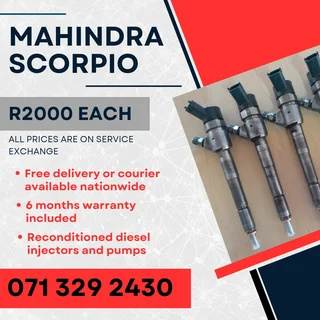 Mahindra Scorpio Injectors For Sale With Warranty Included In