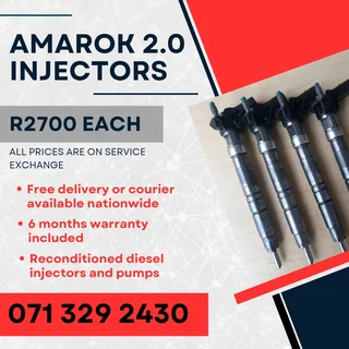 Vw Amarok 2.0 Injectors For Sale With Warranty Included