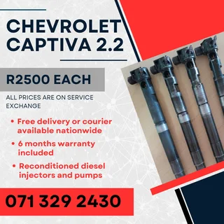 Chevrolet Captiva 2.2 Injectors For Sale With Warranty Included