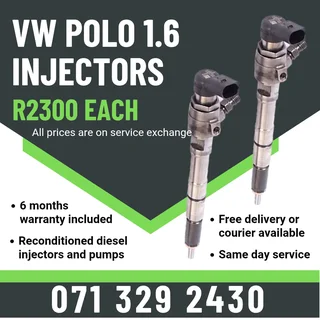 Vw Polo 1.6 Injectors For Sale With Warranty Included