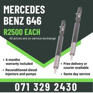 Mercedes Benz 646 Injectors For Sale With Warranty Included