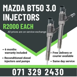 Mazda Bt50 3.0 Injectors For Sale With Warranty Included