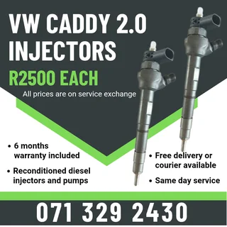 Vw Caddy 2.0 Injectors For Sale With Warranty Included