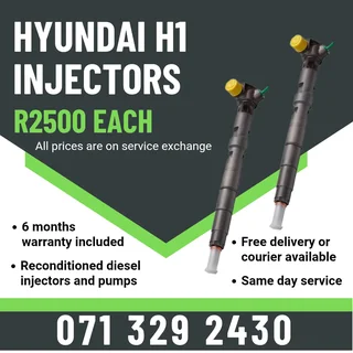 Hyundai H1 Injectors For Sale With Warranty Included