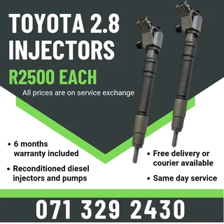 Toyota Gd6 2.8 Injectors For Sale With Warranty Included
