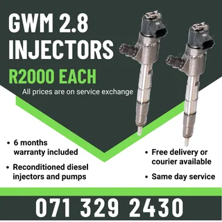 Gwm 2.8 Injectors For Sale With Warranty Included