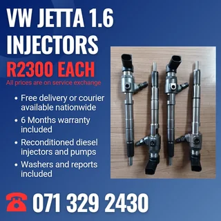 Vw Jetta 1.6 Injectors For Sale With Warranty Included