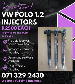 Vw Polo 1.2 Injectors For Sale With Warranty Included In