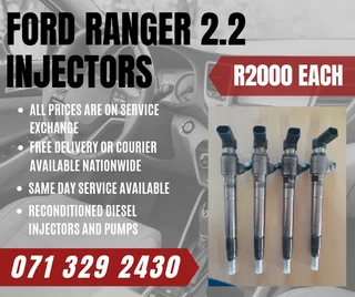 Ford Ranger 2.2 Injectors For Sale With Warranty