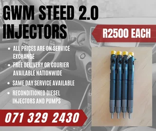 Gwm Steed 2.0 Injectors For Sale With Warranty